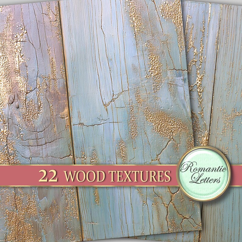 Pastel Wood digital texture Printable scrapbook paper background Photography backdrop shabby chic image 9
