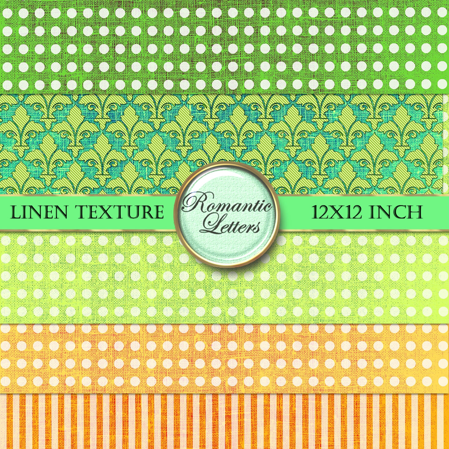 Easter Digital Paper Pack Linen Easter Digital Scrapbook Paper ...
