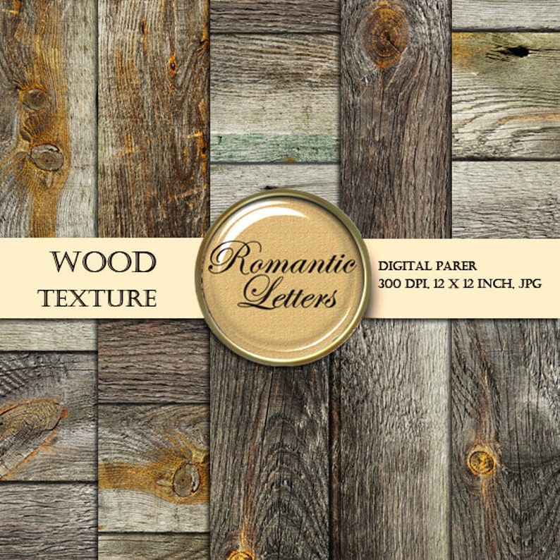 SALE Digital Wood Scrapbook Paper Backdrop Digital Wood Paper Etsy