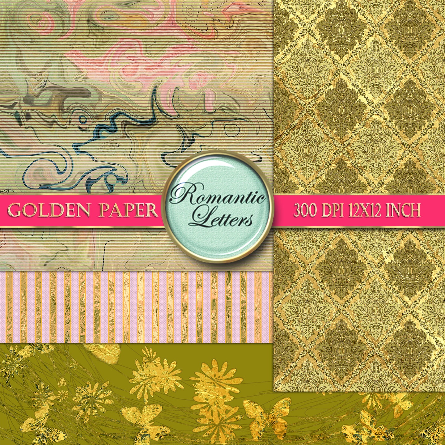 Printable Scrapbook Album Paper Digital Printable Craft Paper Etsy