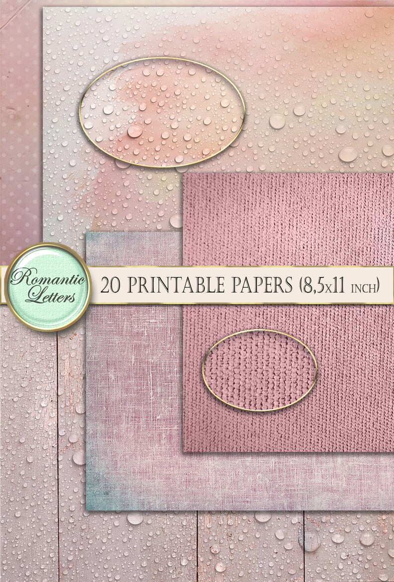 Printable Junk Journal Printable Paper Craft A4 8.5x11 - Etsy