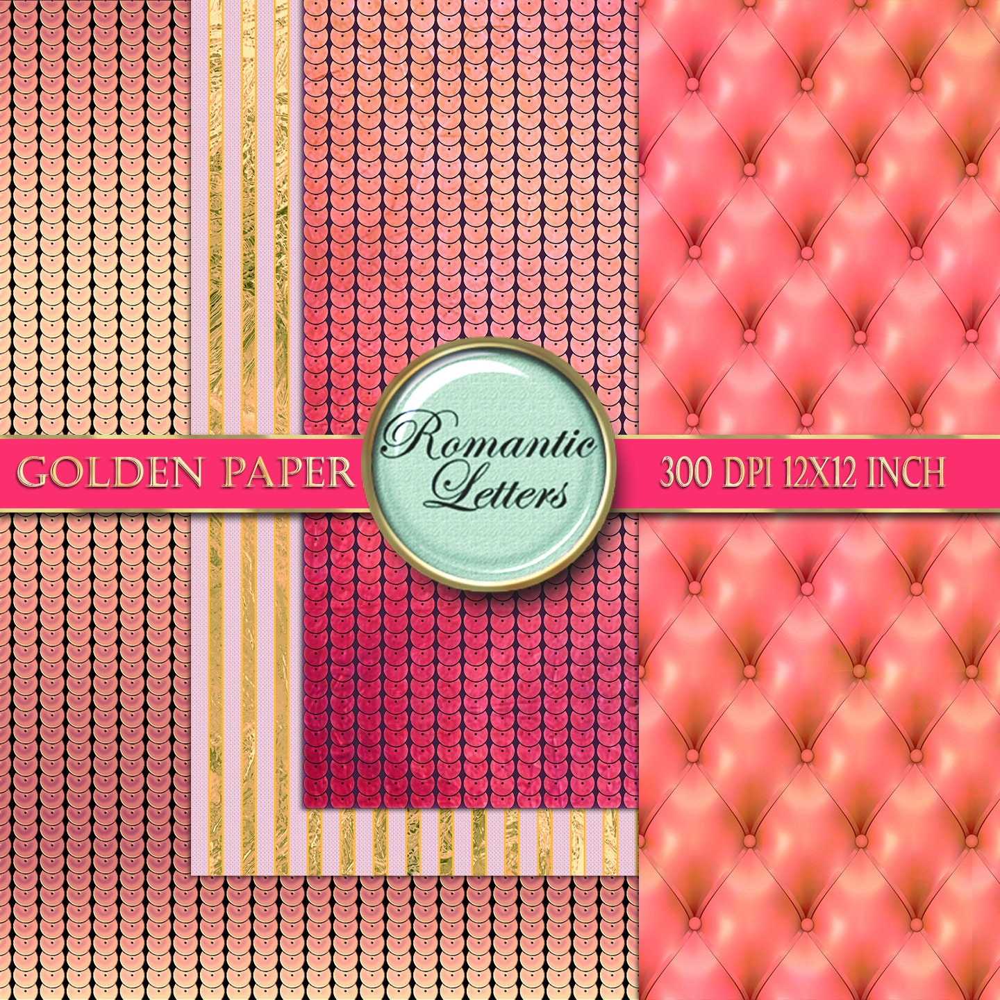 Printable Scrapbook Album Paper Digital Printable Craft Paper Etsy