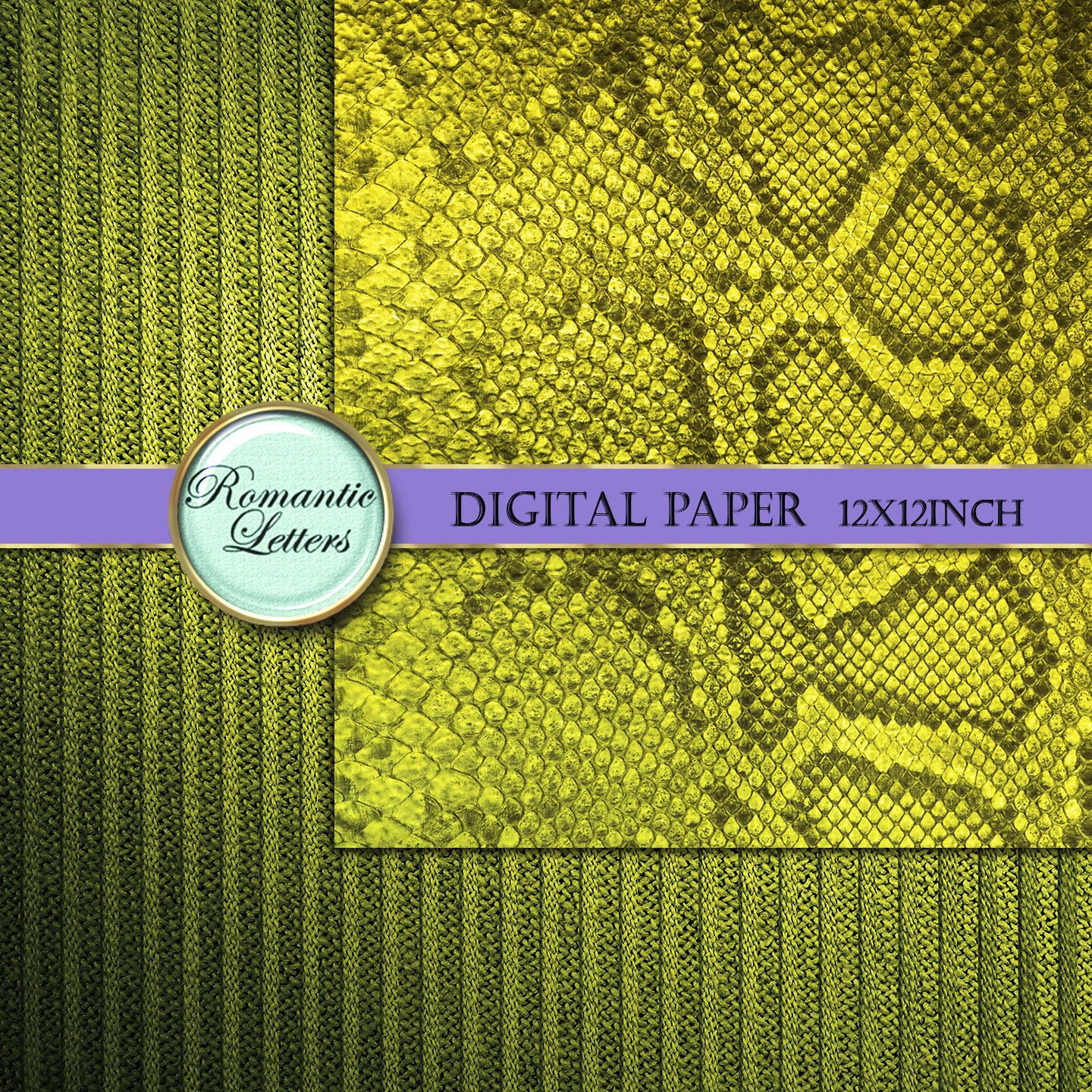 Lemon gold digital paper gold glitter digital scrapbook paper | Etsy