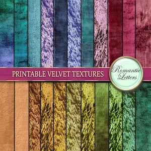Digital scrapbook paper pack Velvet texture digital texture album background paper Velvet fabric printable decoupage paper vintage velour