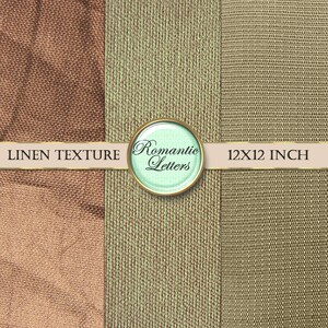 Peut inclure: Trois &eacute;chantillons de tissu, chacun avec une texture et une couleur diff&eacute;rentes. Les &eacute;chantillons sont &eacute;tiquet&eacute;s "Linen Texture", "Romantic Letters" et "12X12 Inch".