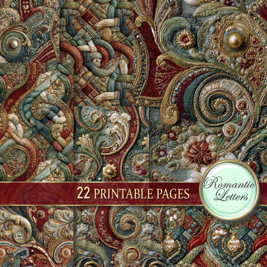 Wool Rug Texture Digital Printable Scrapbook Paper Pack Printable Craft ...