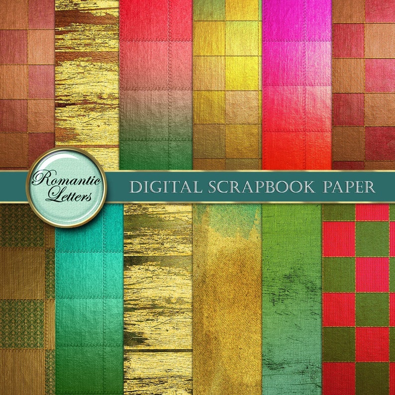 Christmas digital printable bundle sale, Christmas scrapbook banner Merry Christmas digital alphabet, digital scrapbook paper, box, clip art image 3