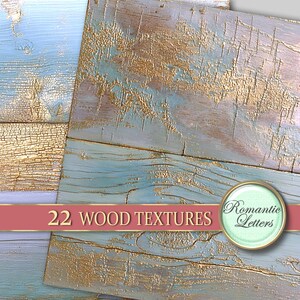 Pastel Wood digital texture Printable scrapbook paper background Photography backdrop shabby chic image 12