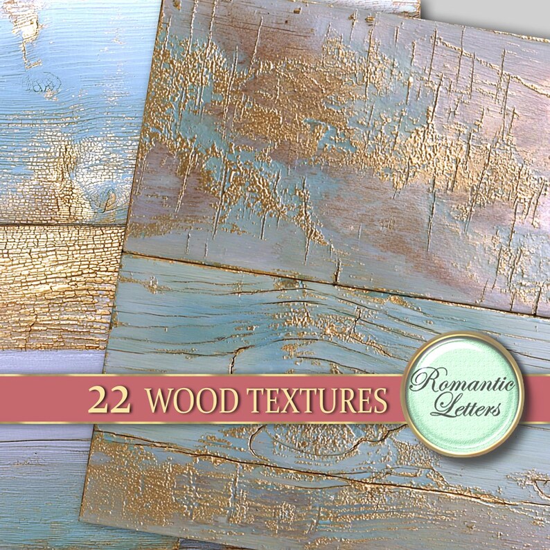 Pastel Wood digital texture Printable scrapbook paper background Photography backdrop shabby chic image 12