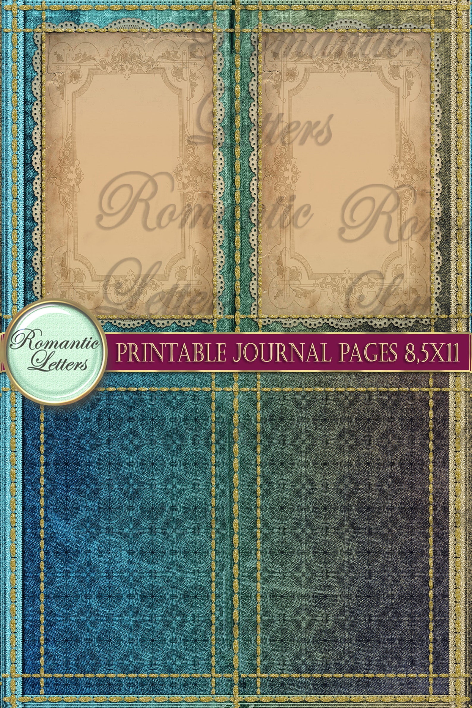 Printable Junk Journal Pages Printable Junk Journal Paper - Etsy