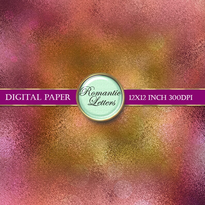 Digital scrapbook pages 12x12 scrapbook background paper digital scrapbook album paper digital paper gold foil vintage paper gold download