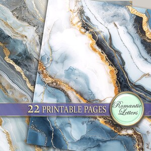 Marble Stone Texture digital paper pack digital Scrapbook decoupage digital paper marble digital photography background marble stone paper image 3