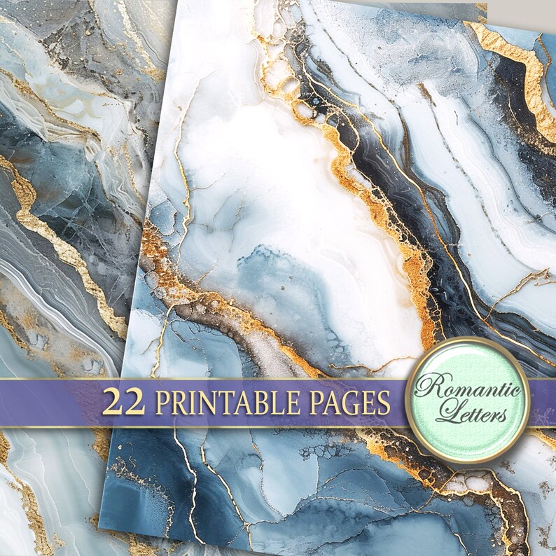 Marble Stone Texture digital paper pack digital Scrapbook decoupage digital paper marble digital photography background marble stone paper image 3