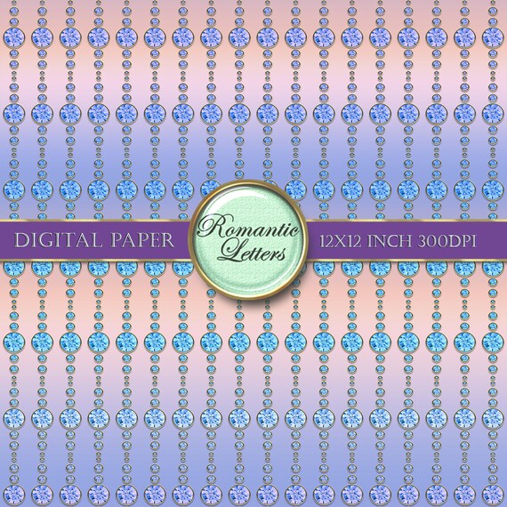 Glam diamond Digital scrapbooking background paper gold digital background paper digital scrapbook paper gem jewel rhinestone blinking paper