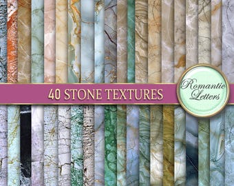 Marble Stone Texture Marble digital paper pack digital scrapbook background decoupage paper shabby chic photography background marbled paper