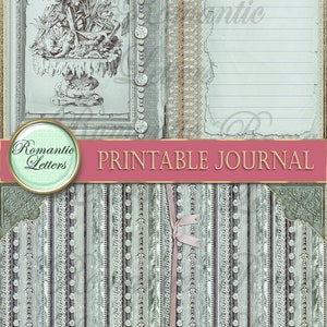 Printable Junk Journal Kit Victorian Digital Printable Journal Craft ...