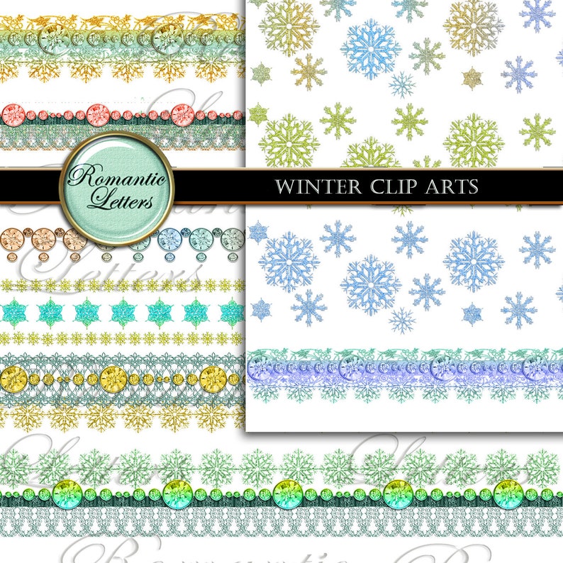 Christmas Clip Art Gold Glitter Clip Art Christmas Digital - Etsy
