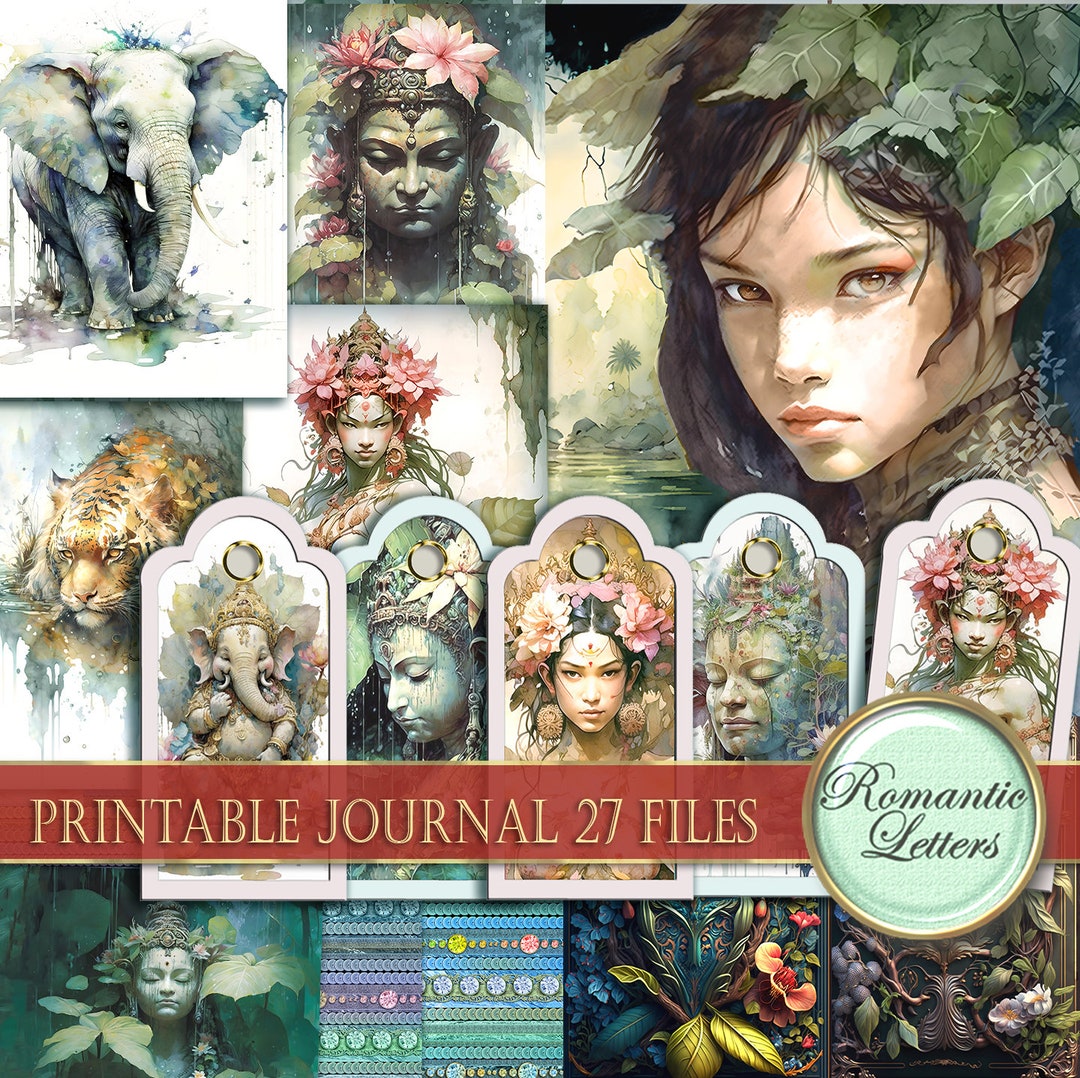 Printable Junk Journal Kit Printable Planner Digital Printable Junk ...