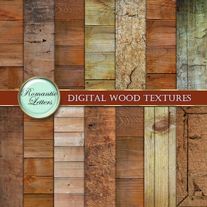 Wood Texture digital paper pack Scrapbooking digital Paper wood background newborn digital photography backdrop wood paper background image 1