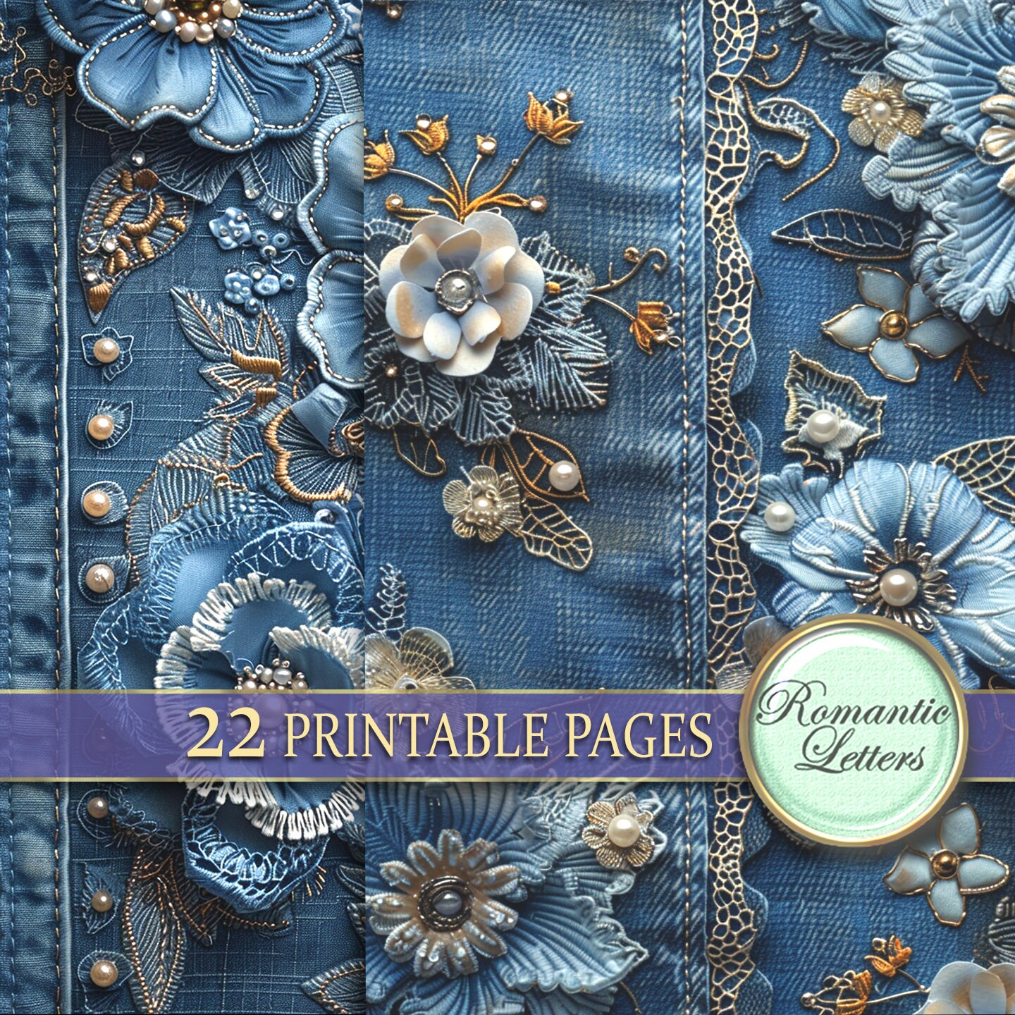 Digital Printable Scrapbook Paper Pack Junk Journal Paper Patchwork ...
