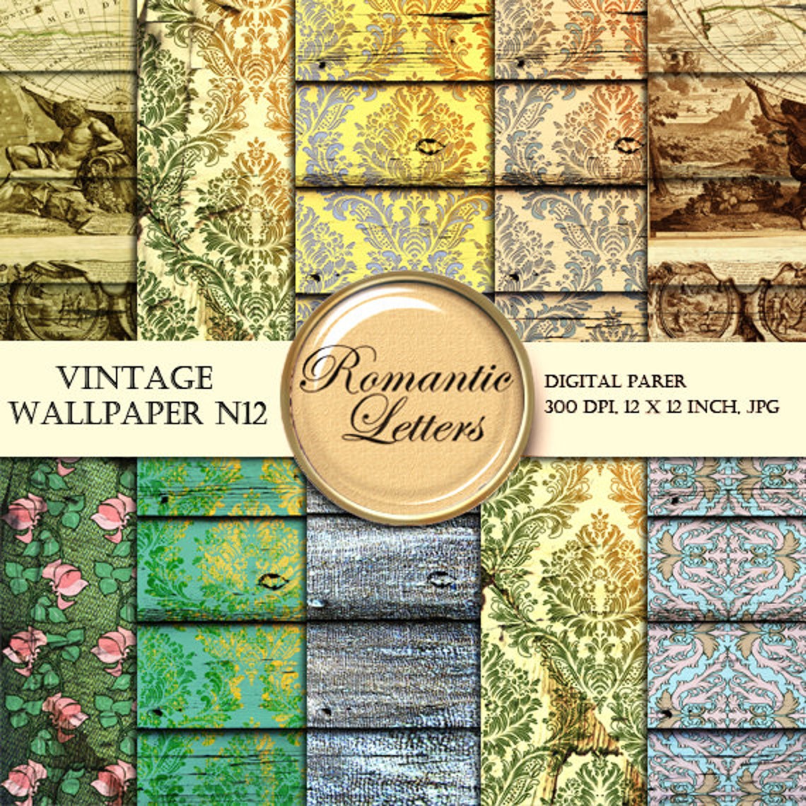 Autumn Digital Scrapbook Background Paper Pack Digital - Etsy