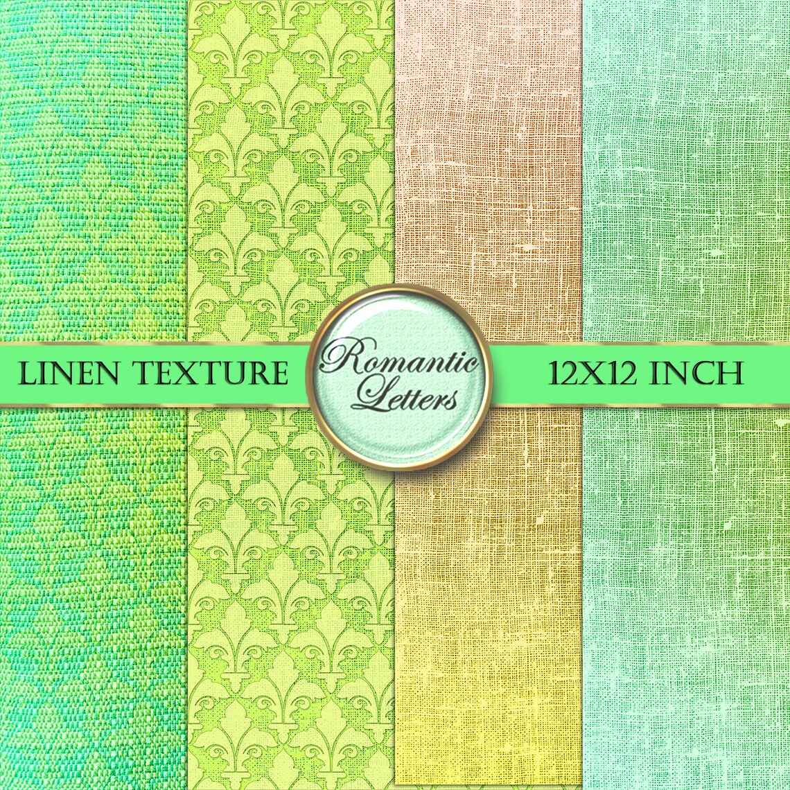 Easter Digital Paper Pack Linen Easter Digital Scrapbook Paper ...
