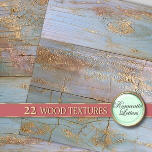 Pastel Wood digital texture Printable scrapbook paper background Photography backdrop shabby chic image 8