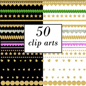 Digital clip art scrapbook borders digital gold lace digital Scrapbook clip art png digital gold clipart digital gold glitter embellishment