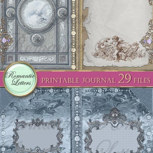Printable Junk Journal Kit Victorian Digital Scrapbooking Victorian ...