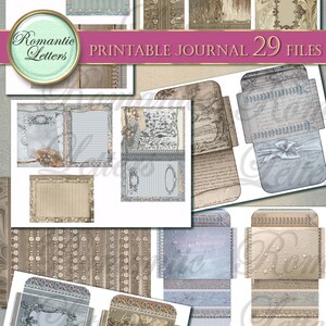 Printable Junk Journal Kit Victorian Digital Scrapbooking Victorian ...
