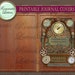 Steampunk Printable Journal Covers Industrial Digital Scrapbooking ...