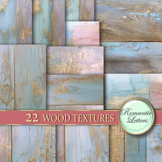 Pastel Wood digital texture Printable scrapbook paper background Photography backdrop shabby chic