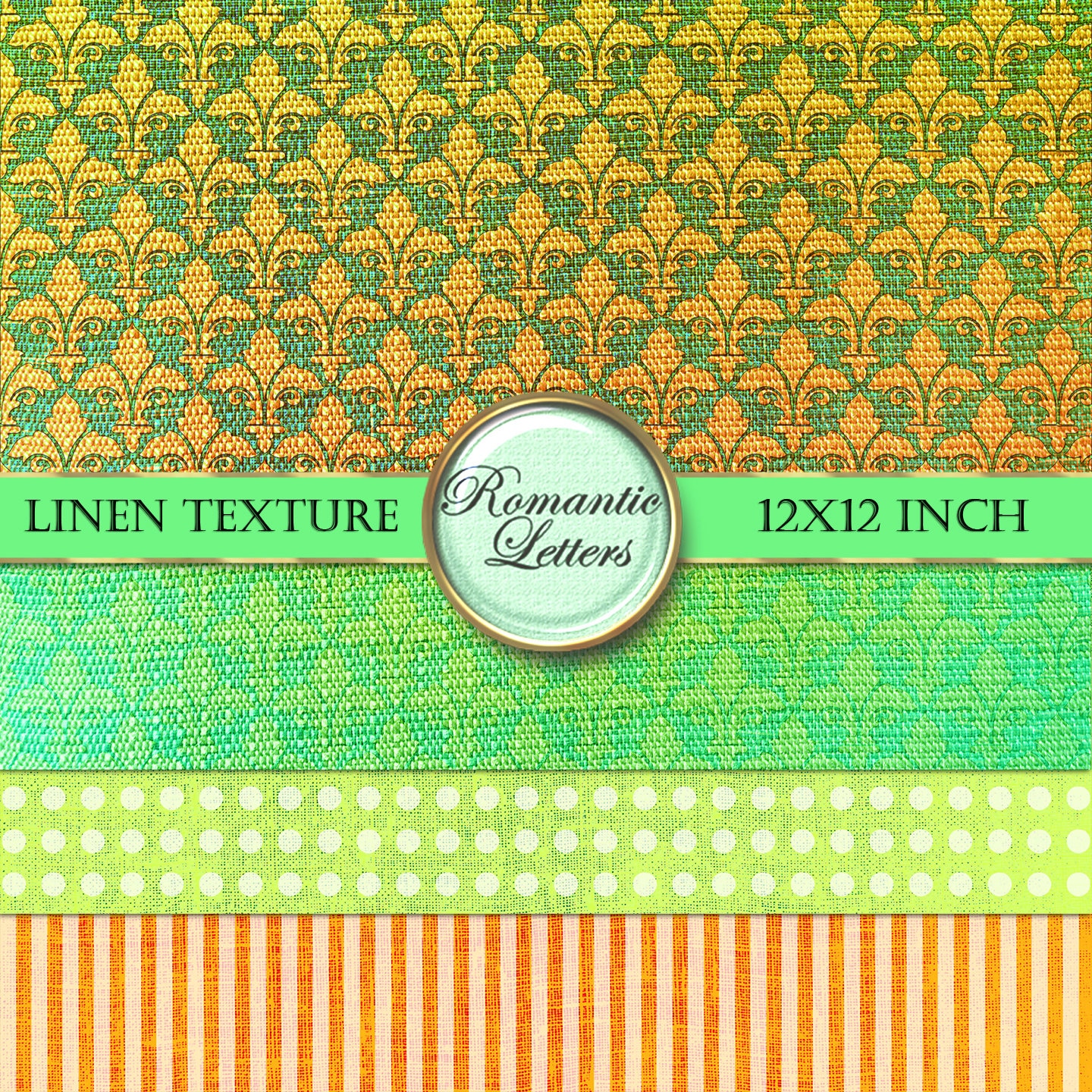 Easter Digital Paper Pack Linen Easter Digital Scrapbook Paper ...
