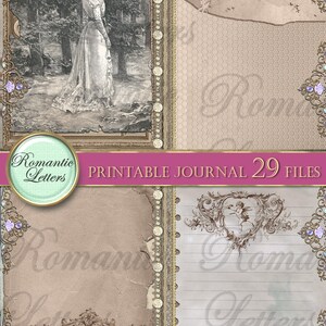 Printable Junk Journal Kit Victorian Digital Scrapbooking Victorian ...
