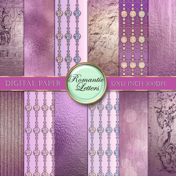 Glam diamond Digital scrapbooking background paper gold digital background paper digital scrapbook paper gem jewel rhinestone blinking paper