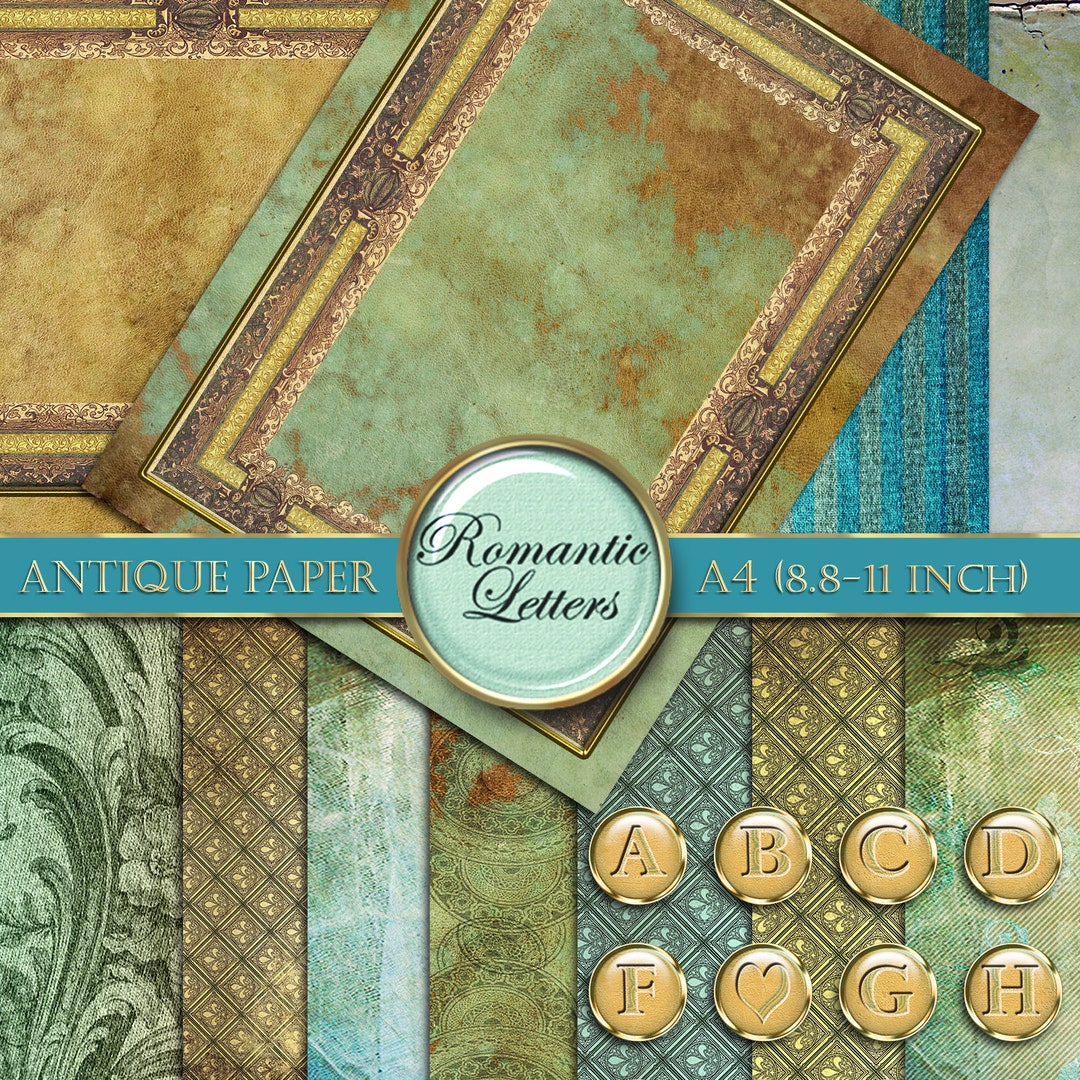 Digital Scrapbooking Paper Pack Leather Printable Decoupage Paper