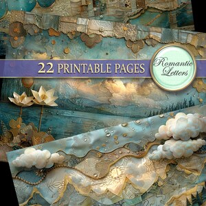 Digital Printable Scrapbook Paper Pack Magic Forest Castle Patchwork ...