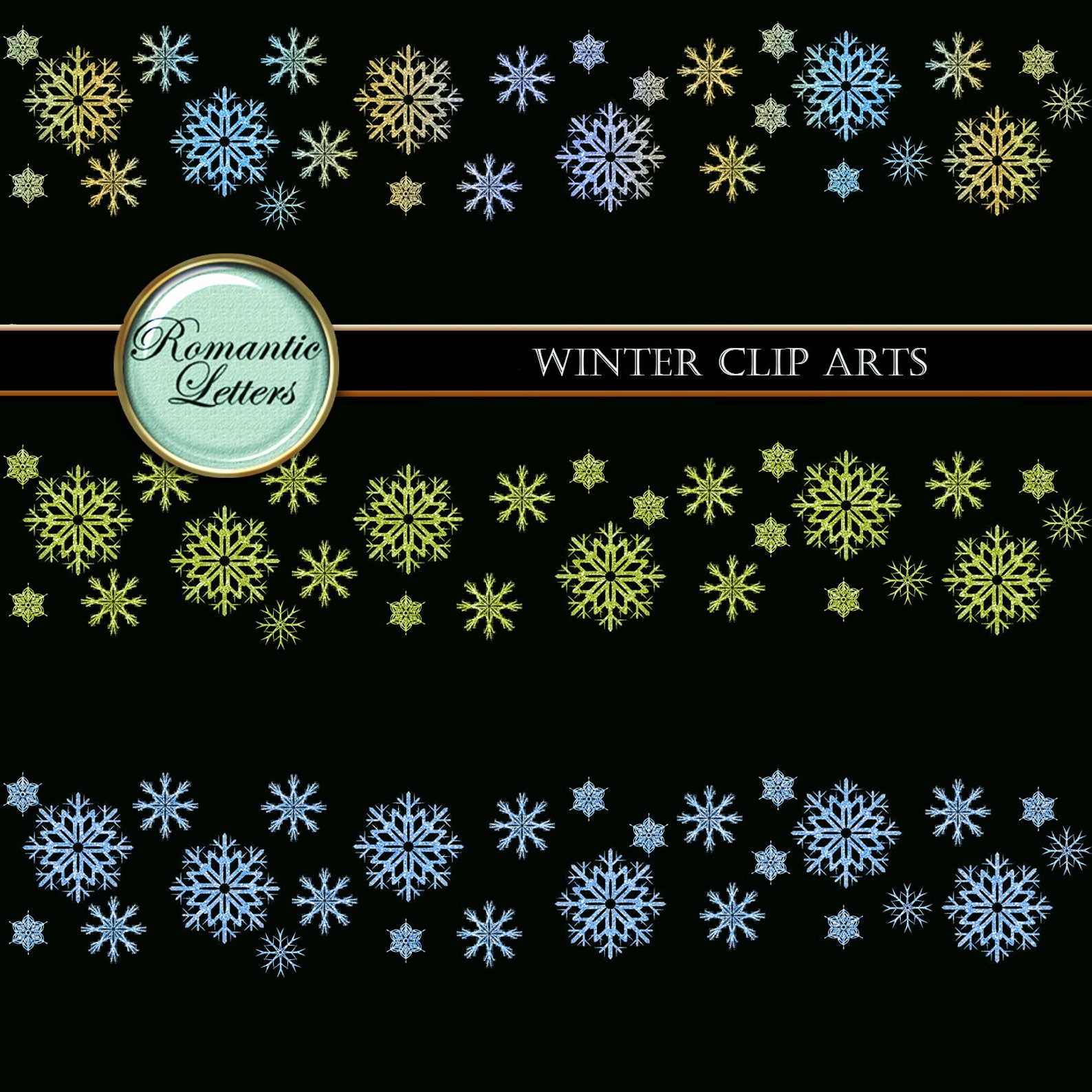 Christmas Clip Art Gold Glitter Clip Art Christmas Digital - Etsy