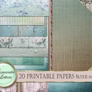 Printable Junk Journal Printable Paper Craft A4 8.5x11 Printable Pages ...