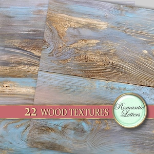 Pastel Wood digital texture Printable scrapbook paper background Photography backdrop shabby chic image 2