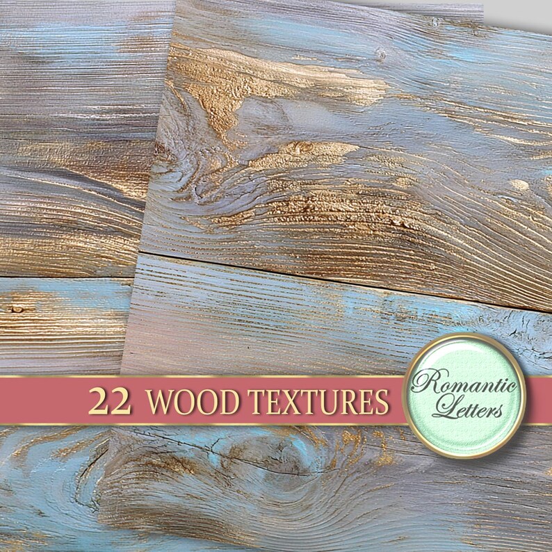 Pastel Wood digital texture Printable scrapbook paper background Photography backdrop shabby chic image 2