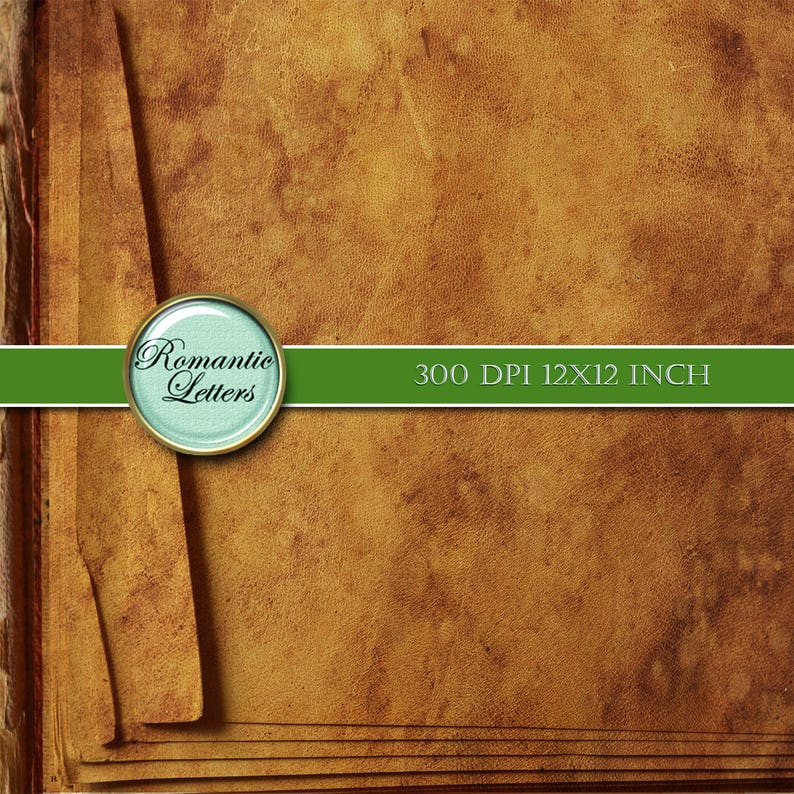 Leather texture Digital scrapbook paper pack printable scrapbook background paper digital paper vintage book covers old scrapbooking paper image 8