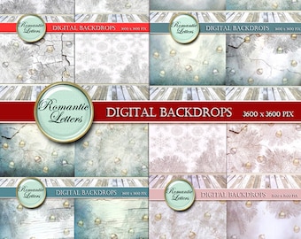 SALE Christmas digital backdrops for Newborn Baby Christmas digital paper scrapbooking background newborn photo backdrop Christmas scrapbook