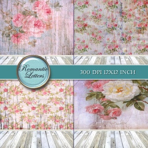 Toile de fond photo numérique nouveau-né shabby Chic rose toile de fond de photographie numérique accessoire numérique vintage nouveau-né bébé fille accessoire photo