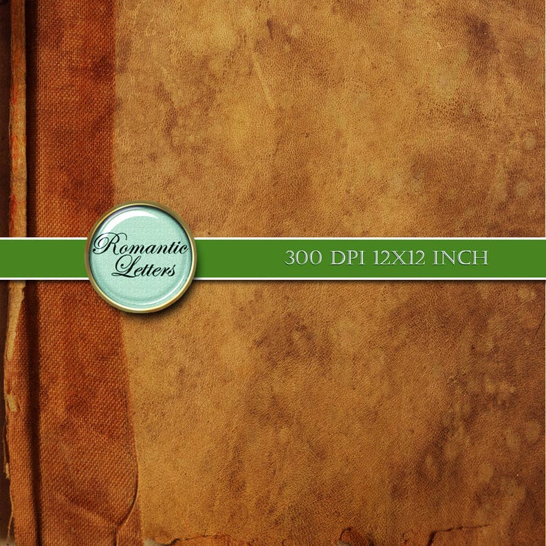 Leather texture Digital scrapbook paper pack printable scrapbook background paper digital paper vintage book covers old scrapbooking paper image 7