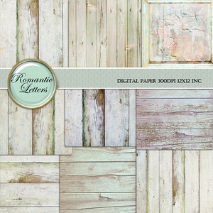 Carta digitale Legno bianco dipinto texture Sfondo matrimonio Carta per scrapbooking Confezione Sfondo in legno Sfondo neonato Sfondo digitale Shabby chic