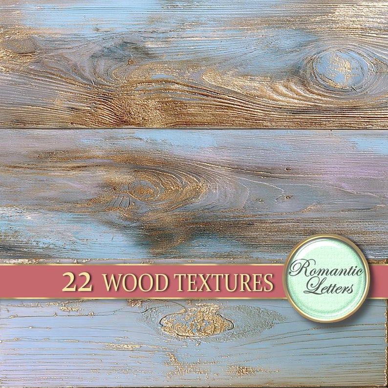 Pastel Wood digital texture Printable scrapbook paper background Photography backdrop shabby chic image 17