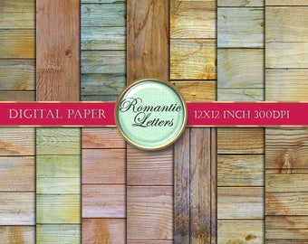 Digital paper pack wood texture digital scrapbook wood background paper newborn backdrop digital photography rustic wood texture