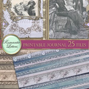 Printable Junk Journal Kit Victorian Digital Scrapbooking Victorian ...