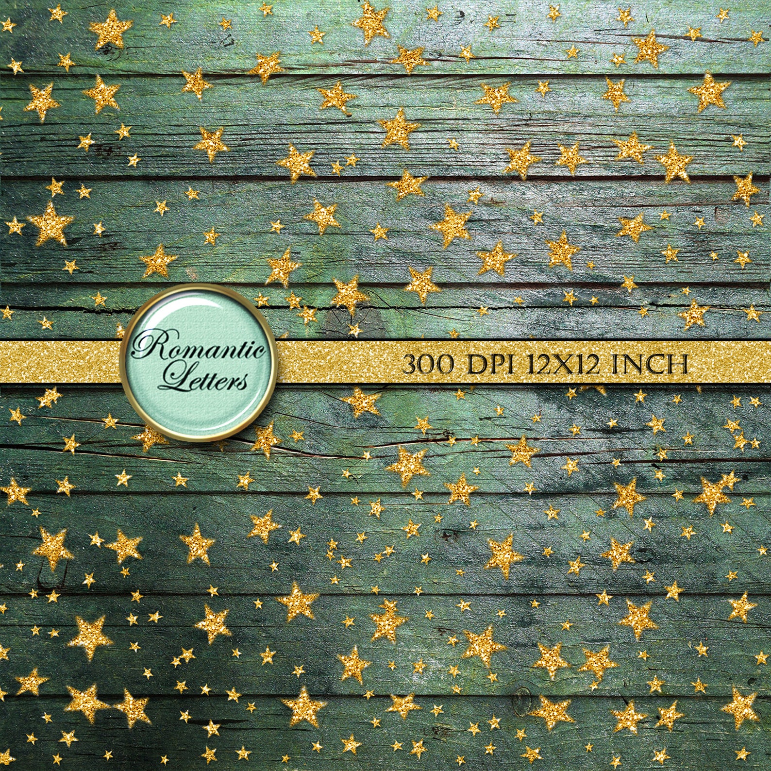 Digital gold glitter paper digital scrapbook paper gold pixie Etsy